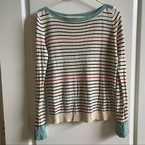UO Striped Long Sleeve Top